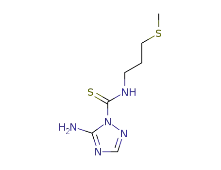 5-amino-N-(3-(methylthio)propyl)-1H-1,2,4-triazole-1-carbothioamide