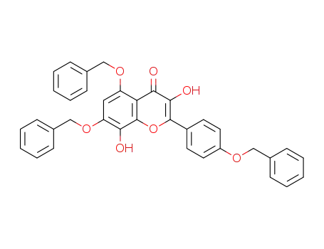 5,7-bis(benzyloxy)-2-(4-(benzyloxy)phenyl)-3,8-dihydroxy-4H-chromen-4-one