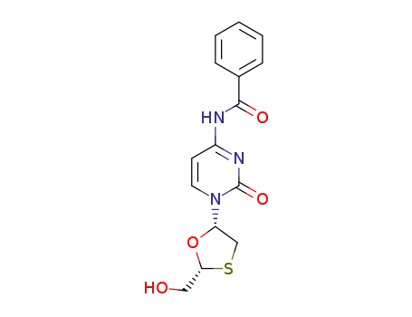 N4-benzoyl-1-(2',3'-dideoxy-3'-thia-β-L-ribofuranosyl)-cytosine