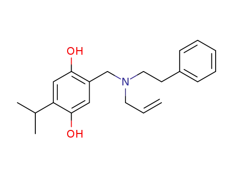 2-((allyl(phenethyl)amino)methyl)-5-isopropylbenzene-1,4-diol