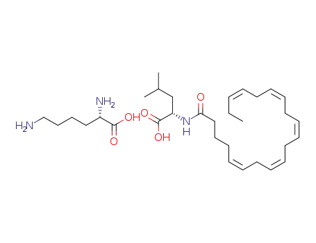 (S)-2,6-diammoniohexanoate (S)-2-((5Z,8Z,11Z,14Z,17Z)-icosa-5,8,11,14,17-pentaenamido)-4-methylpentanoate