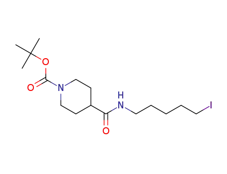 tert-butyl 4-((5-iodopentyl)carbamoyl)piperidine-1-carboxylate