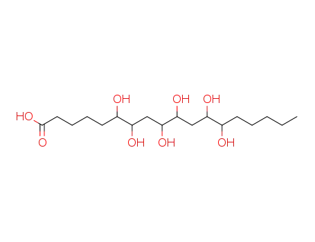 6,7,9,10,12,13-Hexahydroxy-octadecansaeure