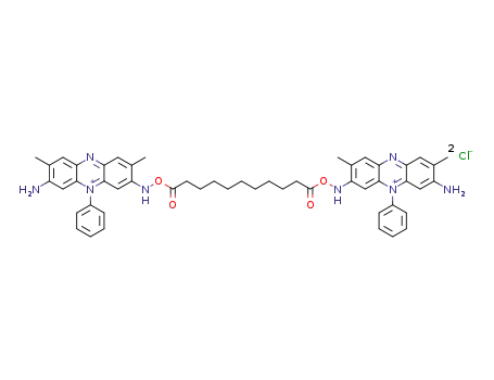(3-amino-7-{10-[(7-amino-5-chloranuide-2,8-dimethyl-5-phenyl-5λ6,10-phenazin-5-ylium-3-yl)carbamoyl]decanamido}-2,8-dimethyl-5-phenyl-5λ6,10-phenazin-5-ylium-5-yl)chloranuide