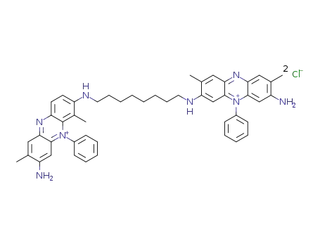 3-amino-7-(8-(7-amino-2,8-dimethyl-5-phenylphenazin-5-ium-3-ylamino)octylamino)-2,6-dimethyl-5-phenylphenazin-5-ium dichloride
