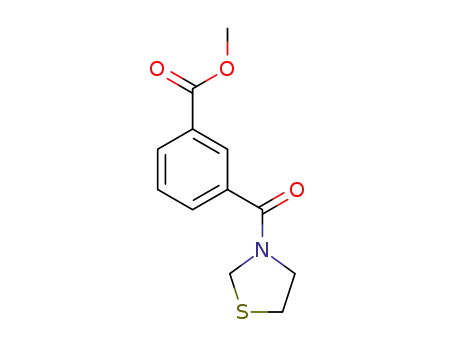 methyl 3-(thiazolidine-3-carbonyl)benzoate