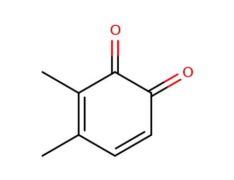 Molecular Structure of 4542-65-8 (3,5-Cyclohexadiene-1,2-dione, 3,4-dimethyl-)