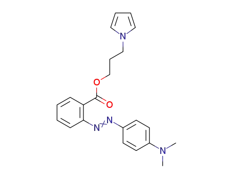 3-(N-pyrrolyl)propyl 2-(4-dimethylaminophenylazo)benzoate