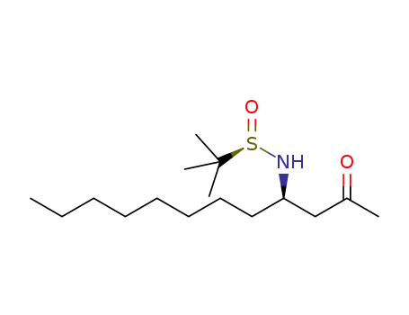 (4R,RS)-4-amino-N-(tert-butanesulfinyl)dodecan-2-one