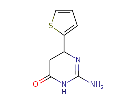 2-amino-6-(2-thienyl)-5,6-dihydro-4(3H)-pyrimidinone