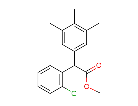 methyl 2-(2-chlorophenyl)-2-mesitylacetate