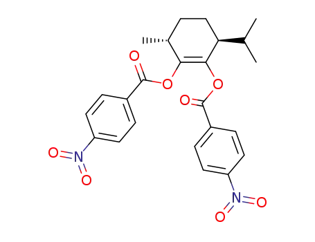 (+/-)-2,3-bis-(4-nitro-benzoyloxy)-trans-p-menth-2-ene