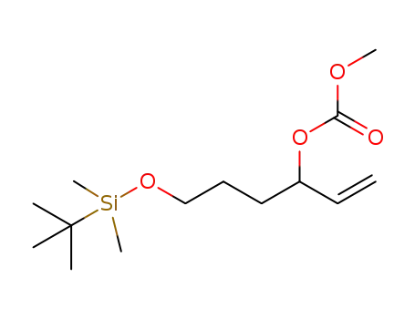 6-(tert-butyldimethylsilyloxy)hex-1-en-3-yl methyl carbonate