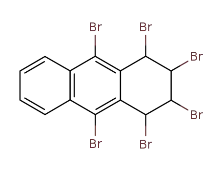 1,2,3,4,9,10-hexabromo-1,2,3,4-tetrahydro-anthracene