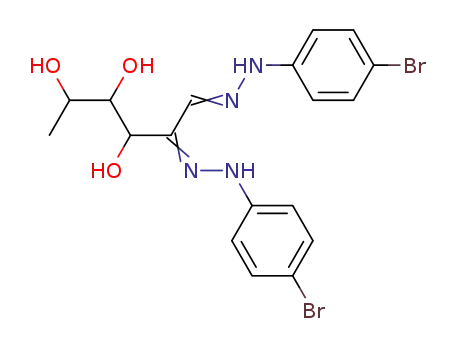 lyxo-6-deoxy-[2]hexosulose-bis-(4-bromo-phenylhydrazone)