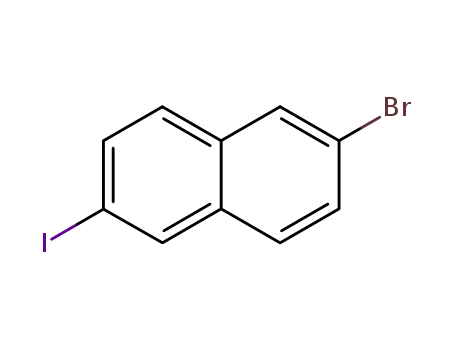 Molecular Structure of 389806-32-0 (2-Bromo-6-iodonaphthalene)