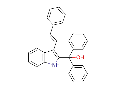 (E)-diphenyl(3-styryl-1H-indol-2-yl)methanol