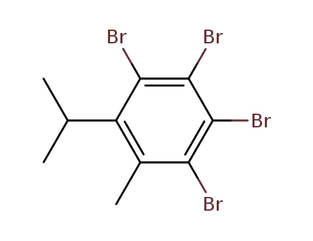 1,2,3,4-tetrabromo-5-isopropyl-6-methyl-benzene