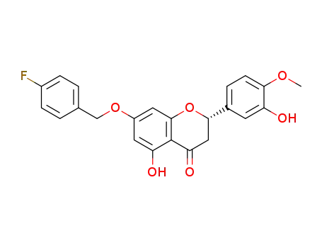 (S)-7-[(4-fluorobenzyl)oxy]-5-hydroxy-2-(3-hydroxy-4-methoxyphenyl)chroman-4-one