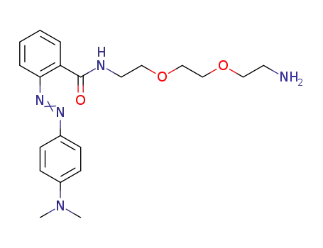 (N-(2-(2-(2-aminoethoxy)ethoxy)ethyl)-2-((4-(dimethylamino)phenyl)diazenyl)benzamide)