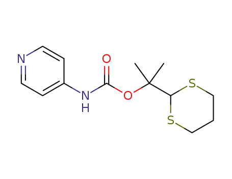 2-(1,3-dithian-2-yl)propan-2-yl (pyridin-4-yl)carbamate