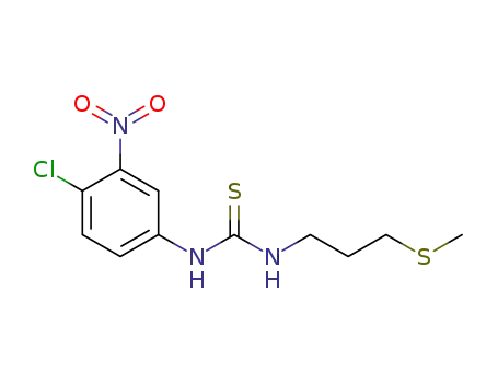 1-(4-chloro-3-nitrophenyl)-3-[3-(methylsulfanyl)propyl]thiourea