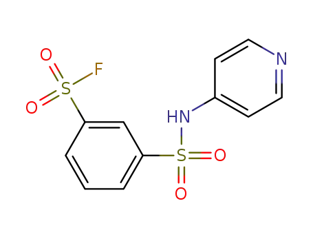 3-(N-(pyridin-4-yl)sulfamoyl)benzene-1-sulfonyl fluoride