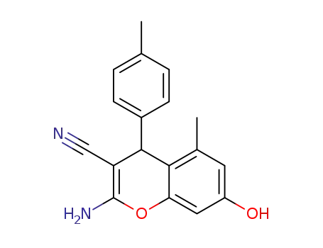 2-amino-7-hydroxy-5-methyl-4-(p-tolyl)-4H-chromene-3-carbonitrile