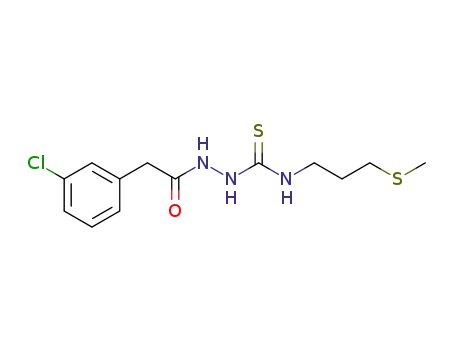 1-[(3-chlorophenyl)acetyl]-4-[(3-methylthio)propyl]thiosemicarbazide