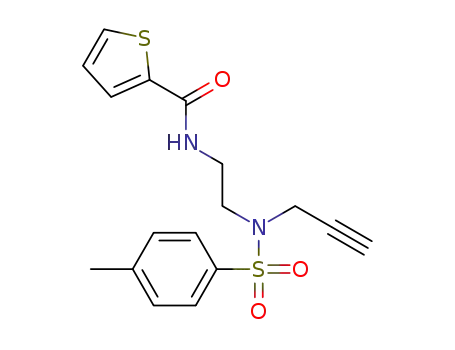N-[2-(N-propargyl-N-tosylamino)ethyl]thiophene-2-carboxamide