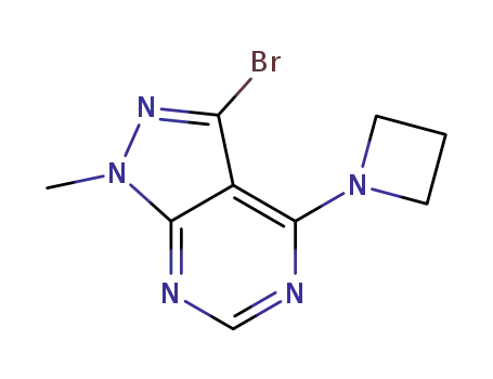 4-(azetidin-1-yl)-3-bromo-1-methyl-1H-pyrazolo[3,4-d]pyrimidine
