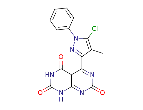 5-(5-chloro-4-methyl-1-phenyl-1H-pyrazol-3-yl)pyrimido[4,5-d]pyrimidine-2,4,7(1H,3H,4aH)-trione
