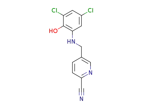 5-((3,5-dichloro-2-hydroxyphenyl)amino)methyl-2-cyanopyridine