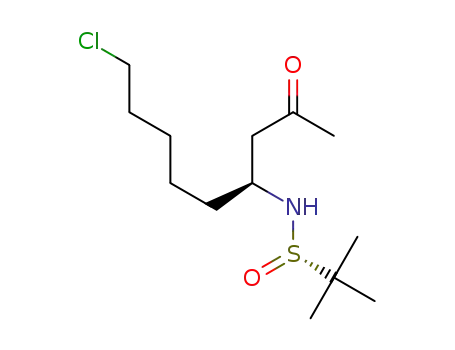 (4S,SS)-4-amino-8-chloro-N-(tert-butanesulfinyl)octan-2-one