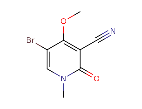 5-bromo-4-methoxy-1-methyl-2-oxo-1,2-dihydropyridine-3-carbonitrile