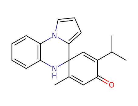 5-isopropyl-2-methyl-5'H-spiro[cyclohexa[2,5]diene-1,4'-pyrrolo[1,2-a]quinoxalin]-4-one