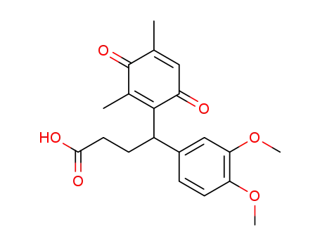4-(3,5-dimethyl-1,4-benzoquinon-2-yl)-4-(3,4-dimethoxylphenyl)butyric acid