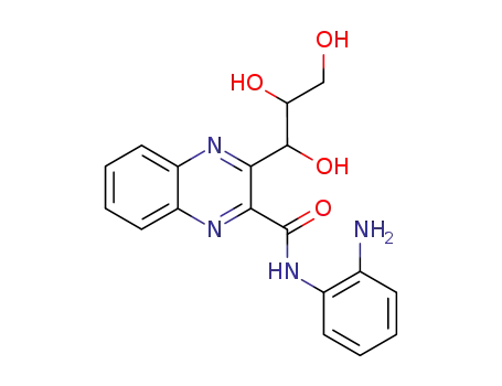 3-(1,2,3-trihydroxy-propyl)-quinoxaline-2-carboxylic acid 2-amino-anilide