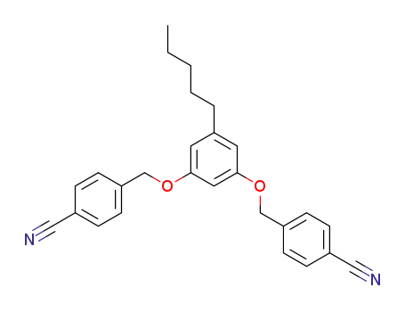 1,3-bis{4-cyanobenzyloxy}-5-(n-pentyl)benzene