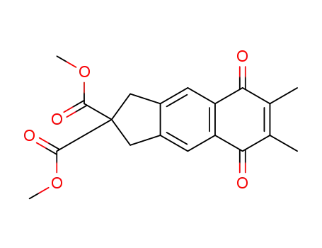 dimethyl 6,7-dimethyl-5,8-dioxo-1,3,5,8-tetrahydro-2H-cyclopenta[b]naphthalene-2,2-dicarboxylate