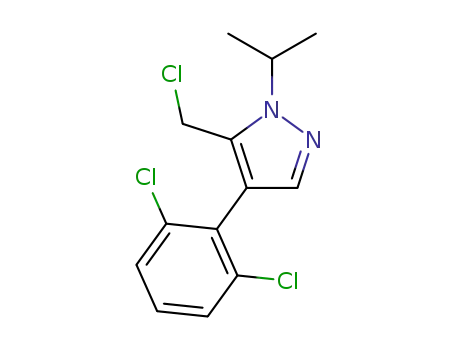 5-(chloromethyl)-4-(2,6-dichlorophenyl)-1-isopropyl-1H-pyrazole