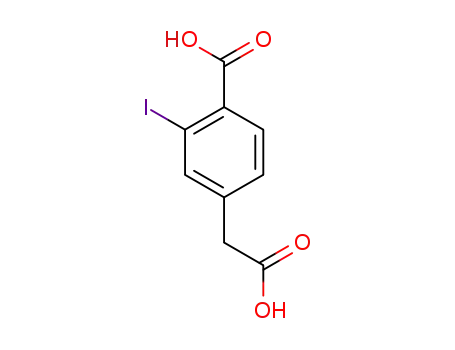 4-(carboxymethyl)-2-iodobenzoic acid