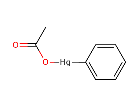 Molecular Structure of 62-38-4 (PHENYLMERCURIC ACETATE)
