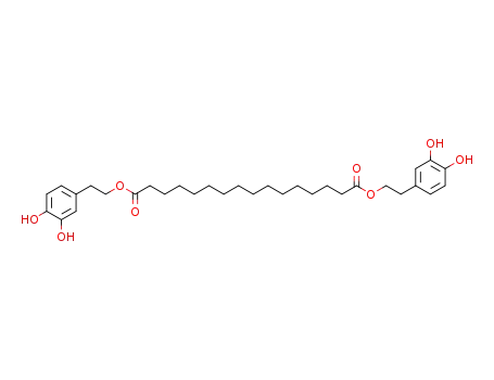 bis(3,4-dihydroxyphenethyl) hexadecanedioate