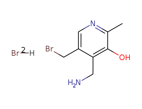 3-Pyridinol, 4-(aminomethyl)-5-(bromomethyl)-2-methyl-, dihydrobromide