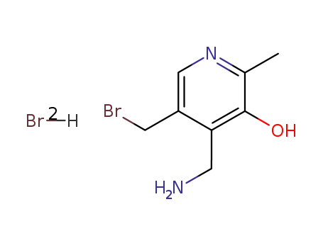 2-methyl-3-hydroxy-4-(aminomethyl)-5-(bromomethyl)pyridine dihydrobromide