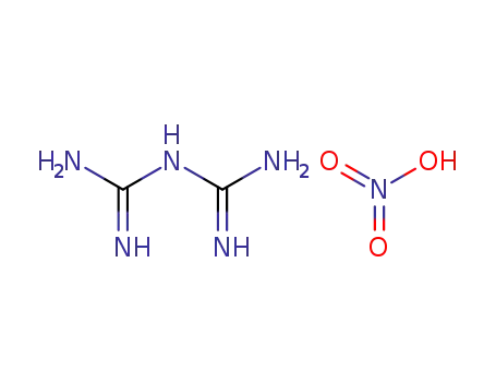 Molecular Structure of 22817-07-8 (Biguanide nitrate)