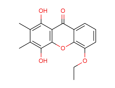 5-ethoxy-1,4-dihydroxy-2,3-dimethyl-9H-xanthen-9-one