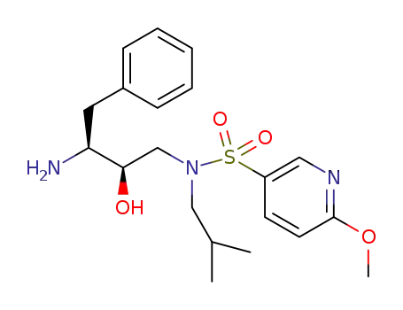 N-((2R,3S)-3-amino-2-hydroxy-4-phenylbutyl)-N-isobutyl-6-methoxypyridine-3-sulfonamide