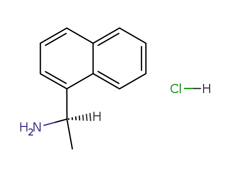 Molecular Structure of 82572-04-1 (?-(+)-1-(1-NAPHTHYL)ETHYLAMINE HYDROCHLORIDE)